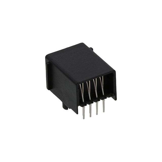 CONN MOD JACK 8P8C R/A UNSHLD