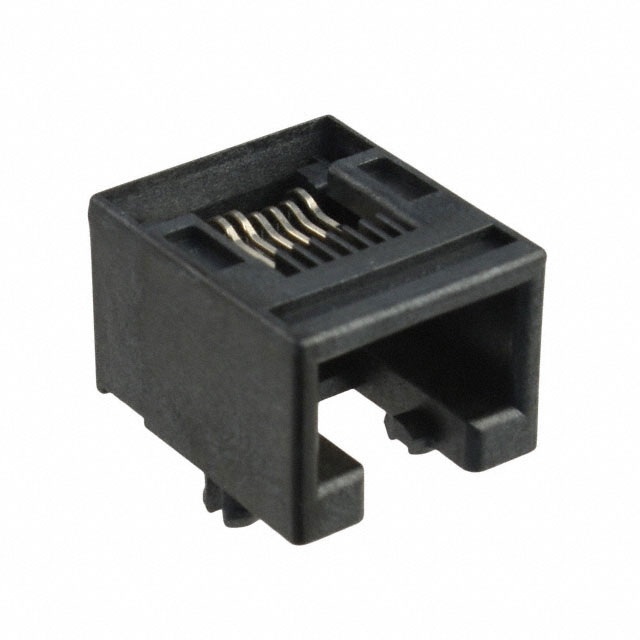 CONN MOD JACK 8P8C R/A UNSHLD