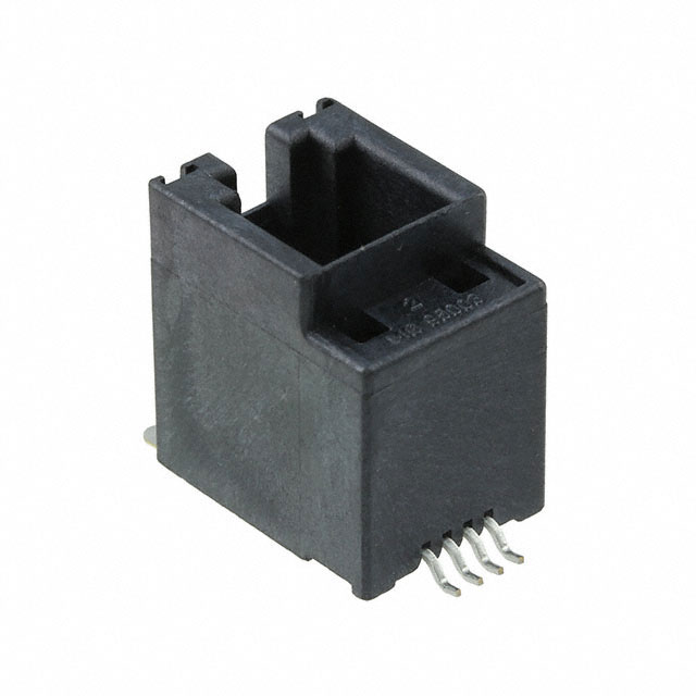 CONN MOD JACK 4P4C VERT UNSHLD