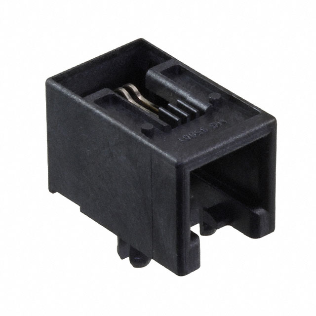 CONN MOD JACK 4P4C R/A UNSHLD