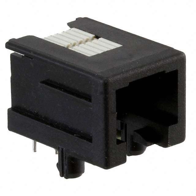 CONN MOD JACK 6P6C R/A UNSHLD