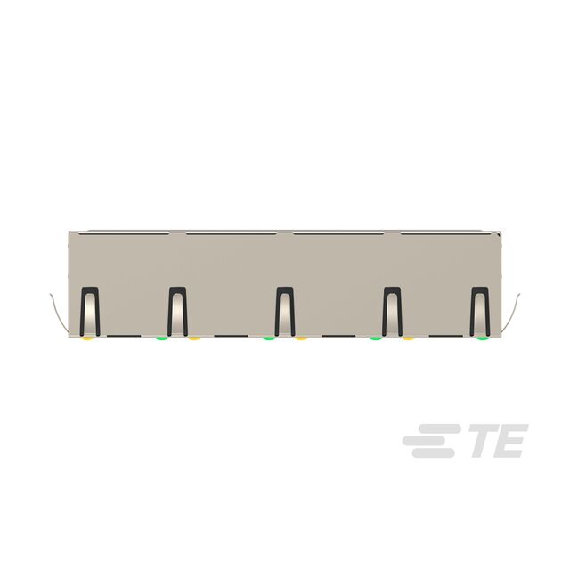 RJ45 W/O MAGNET 1X4 LED PLATING