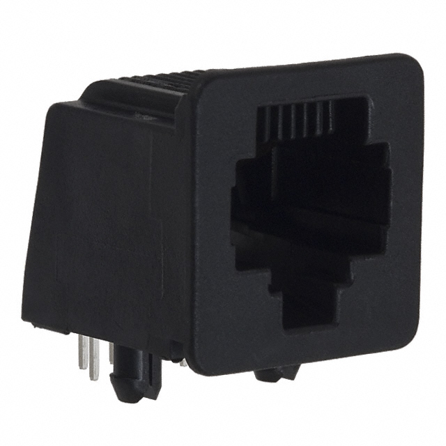 CONN MOD JACK 6P4C R/A UNSHLD