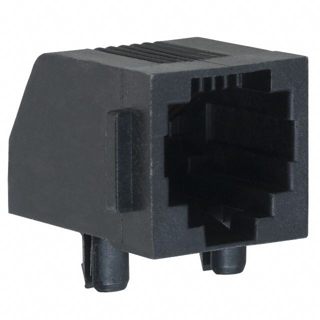 CONN MOD JACK 6P6C R/A UNSHLD