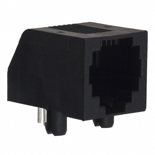 CONN MOD JACK 6P4C R/A UNSHLD