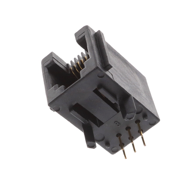 CONN MOD JACK 6P6C R/A UNSHLD