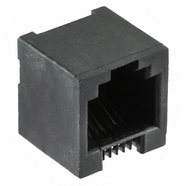 CONN MOD JACK 6P6C R/A UNSHLD
