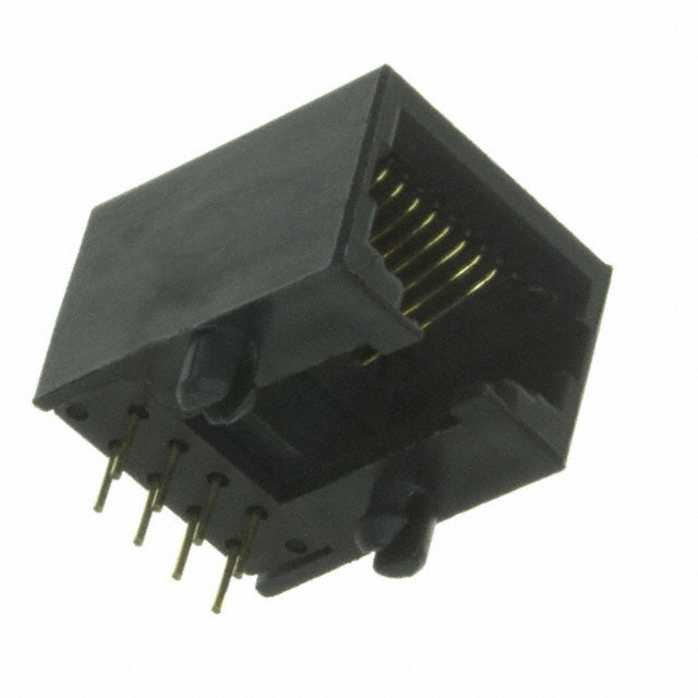 CONN MOD JACK 8P8C R/A UNSHLD