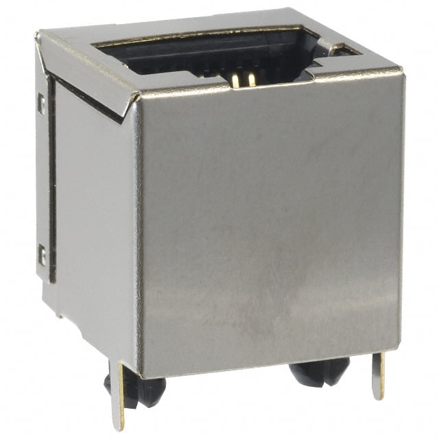 CONN MOD JACK 8P8C VERT SHIELDED