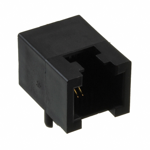CONN MOD JACK 6P2C R/A UNSHLD