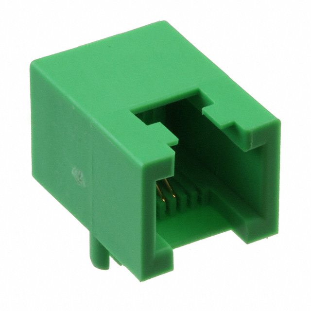CONN MOD JACK 6P2C R/A UNSHLD