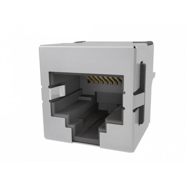 SINGLE PORT MODULAR JACK - VERTI