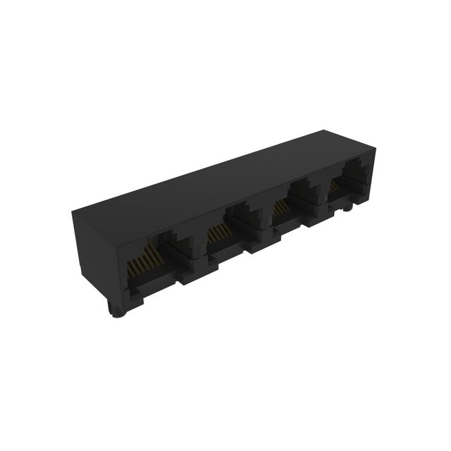 CONN MOD JACK 8P8C R/A UNSHLD
