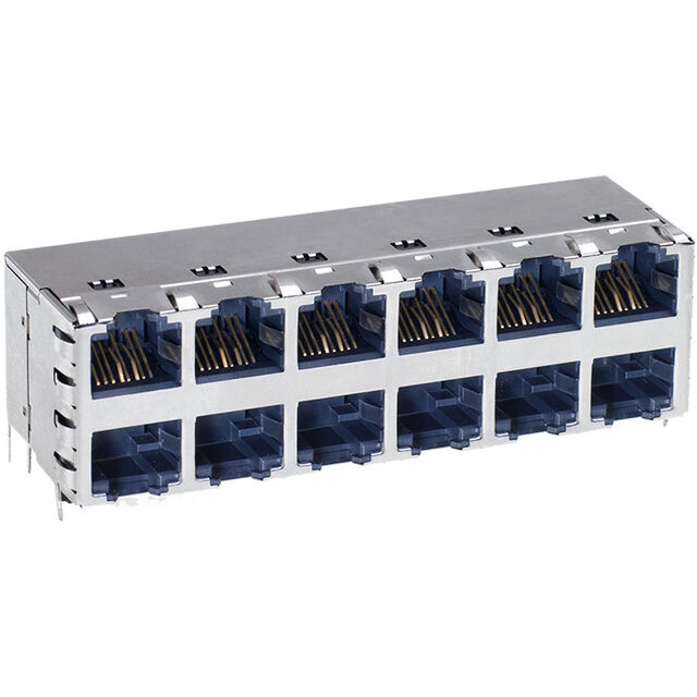 CONN MOD JACK 8P8C R/A UNSHLD