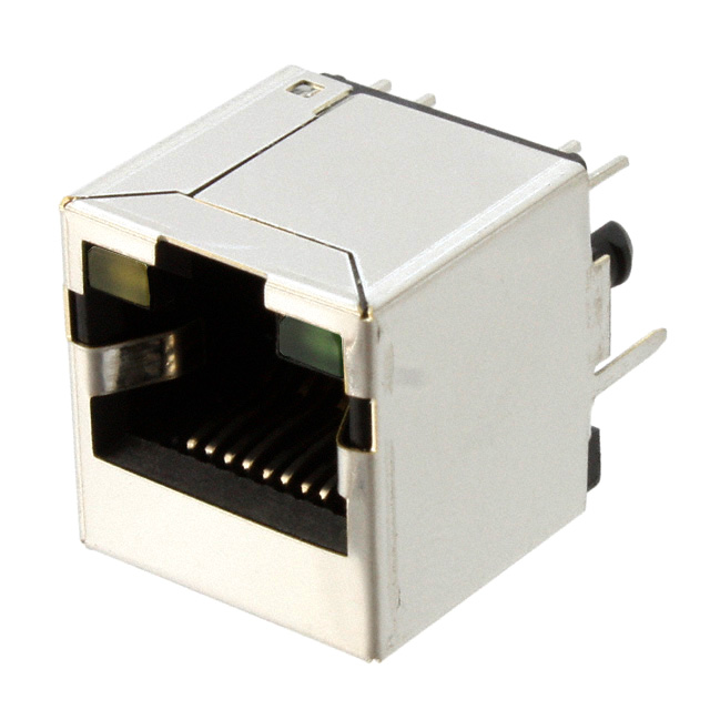 CONN MOD JACK 8P8C VERT SHIELDED