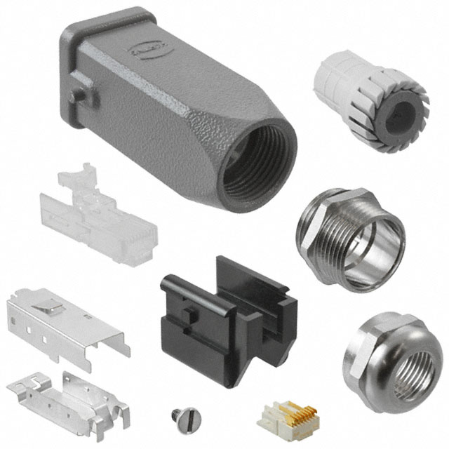 CONN MOD PLUG 8P8C SHIELDED