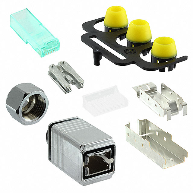 CONN MOD PLUG 8P8C SHIELDED