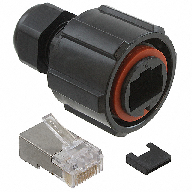 CONN MOD PLUG 8P8C SHIELDED