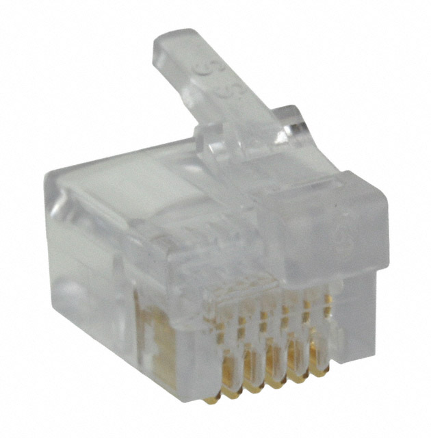 CONN MOD PLUG 6P6C UNSHIELDED