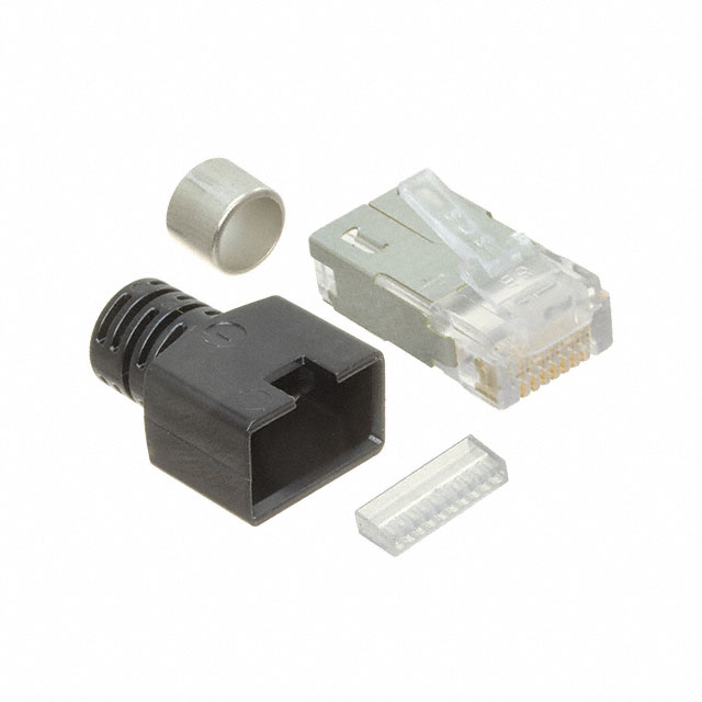 CONN MOD PLUG 10P10C SHIELDED