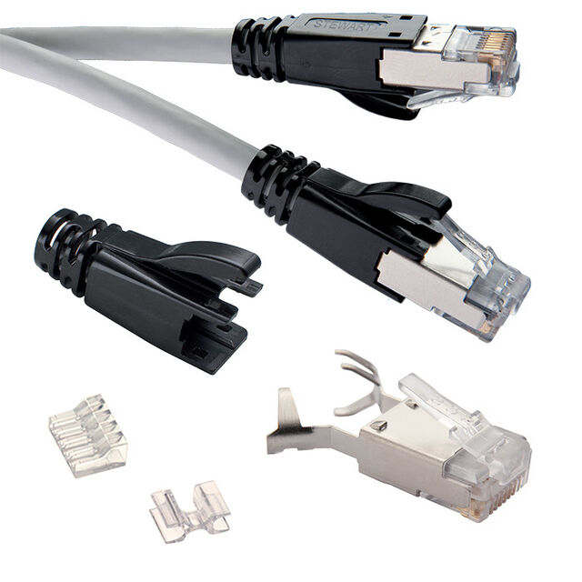 CONN MOD PLUG 8P8C UNSHIELDED