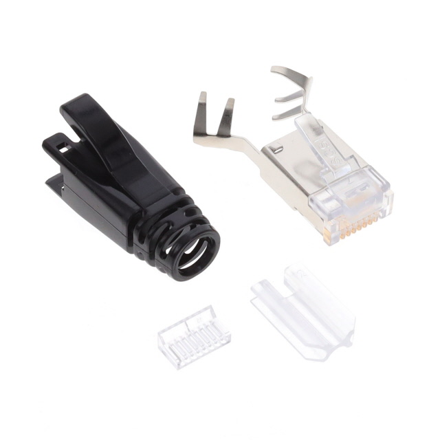 CONN MOD PLUG 8P8C SHIELDED