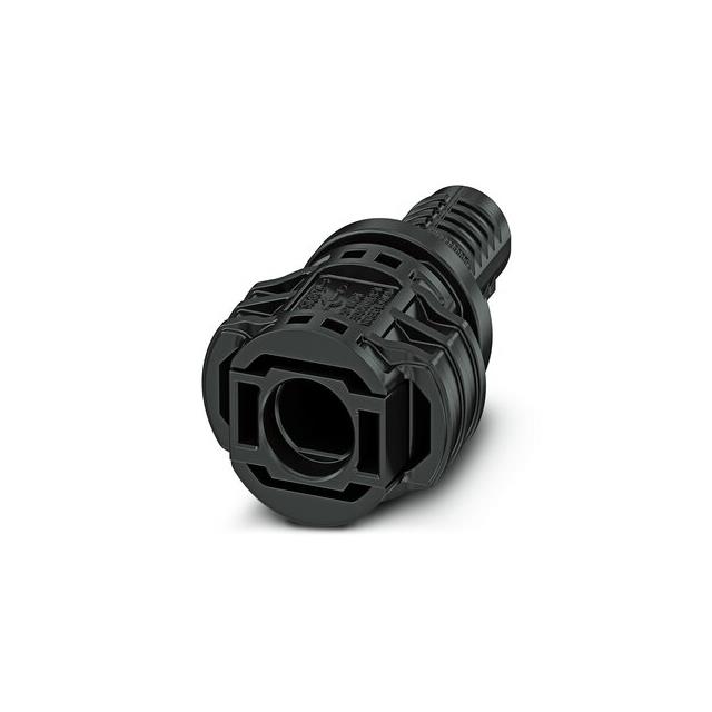 CONN FRONT MT PANEL BK 1POS CRIM