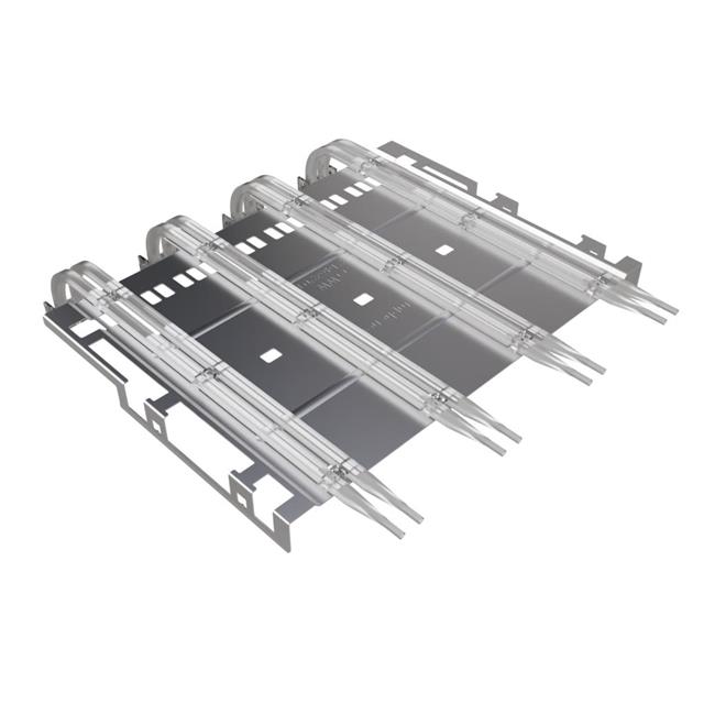 1X4 OSFP DUAL LIGHT PIPE ASSEMBL