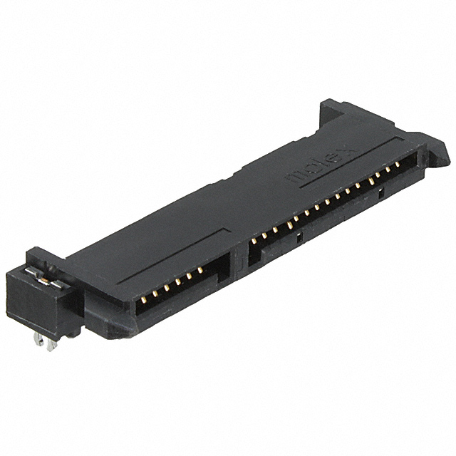 CONN SATA RCPT 22POS SLD R/A SMD
