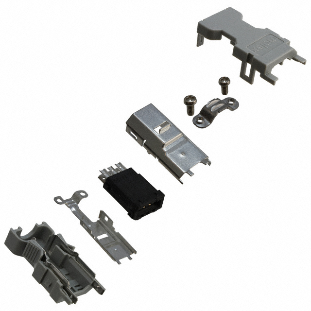 CONN SERIAL I/O PLG 6POS SLD STR