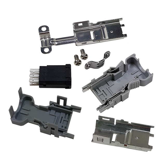 CONN SERIAL I/O PLG 6POS SLD STR