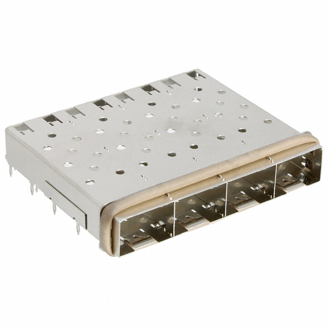 CONN SFP CAGE 1X4 PRESS-FIT R/A