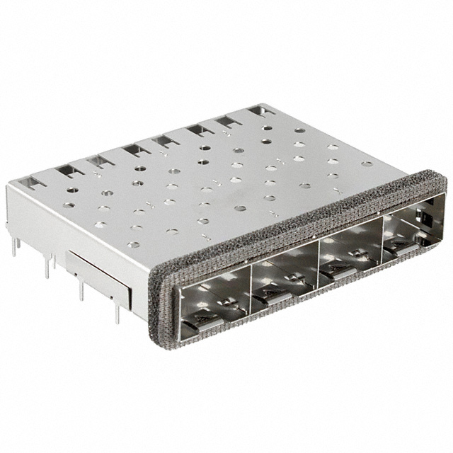 CONN SFP CAGE 1X4 SLD R/A