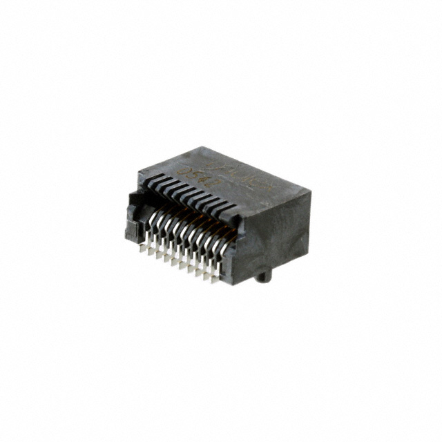CONN SFP+ RCPT 20POS SLD R/A SMD