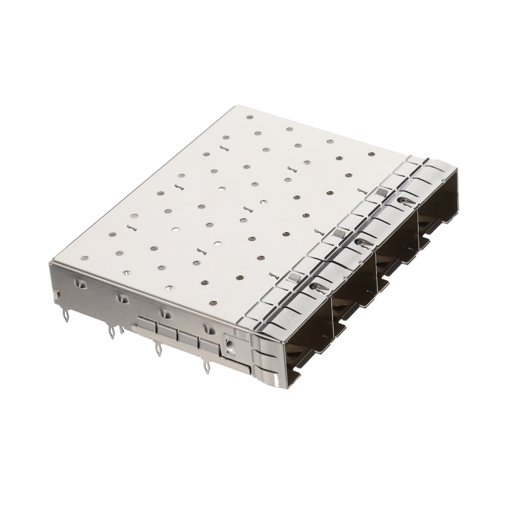 CONN SFP+ CAGE 1X4 PRESS-FIT R/A