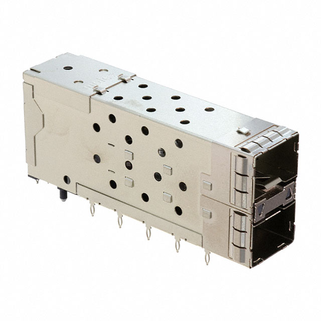CONN SFP+ RCPT W/CAGE 2X1 40P RA