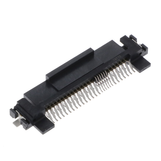 CONN SAS PLUG 68POS SLD R/A SMD