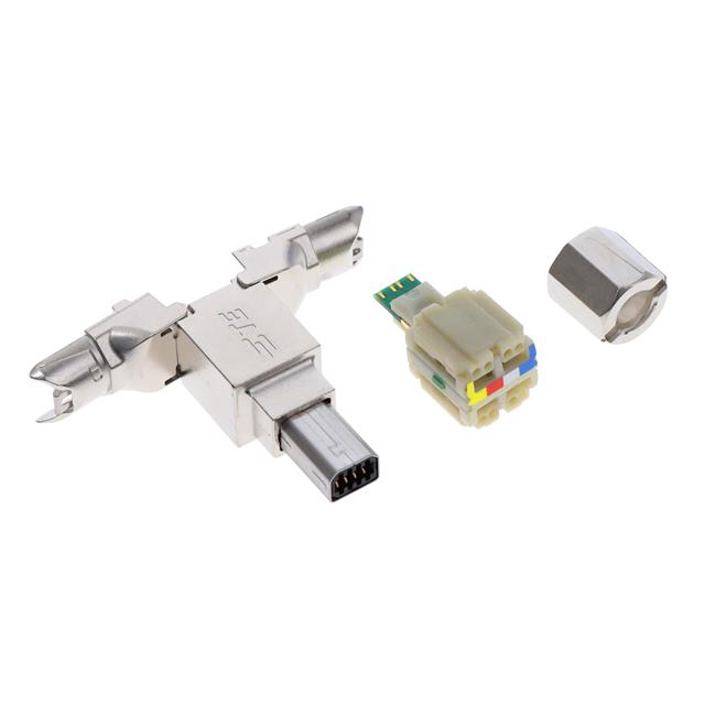 MINI IO CONN CAT5E FI 2X2 AWG24/
