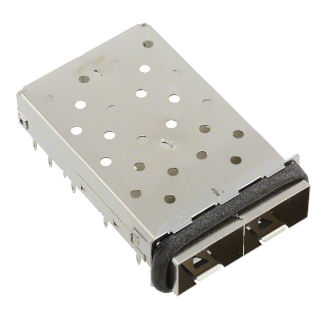 CONN SFP+ CAGE 1X2 PRESS-FIT R/A