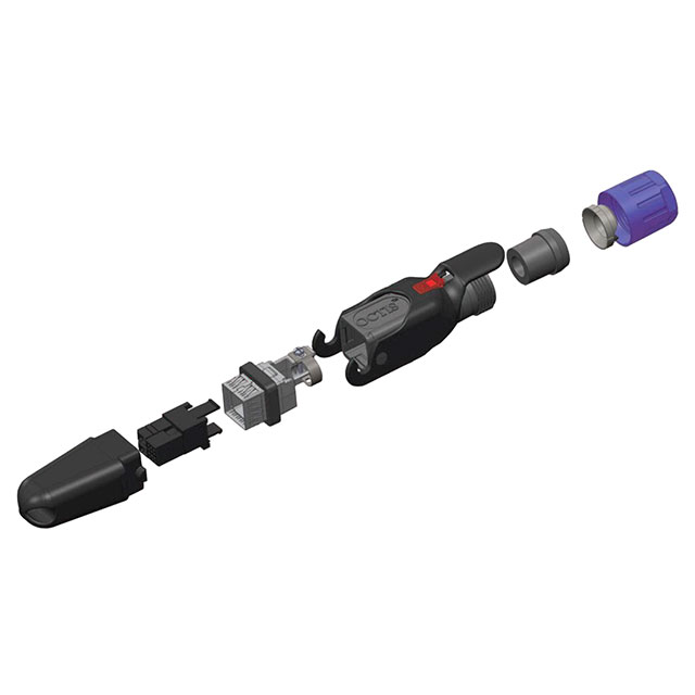 CONN SFP+ PLUG 20POS CRIMP STR