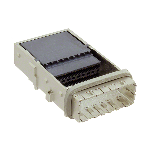 CONN CDFP RCPT W/CAGE 140POS R/A