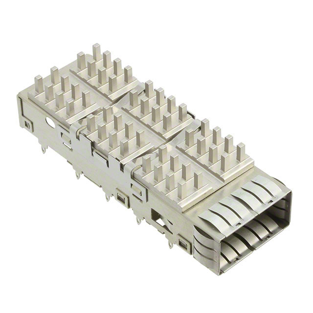 CONN QSFP+ CAGE W/HSINK PRESS RA