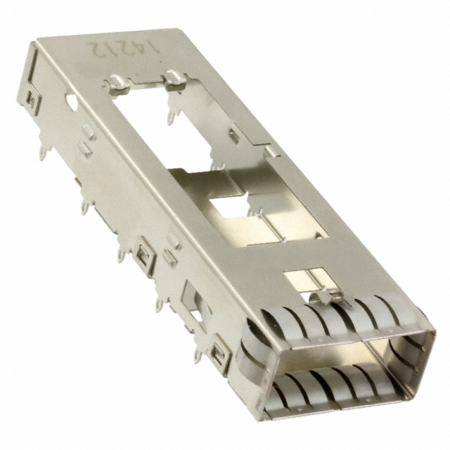 CONN QSFP+ CAGE PRESS-FIT R/A