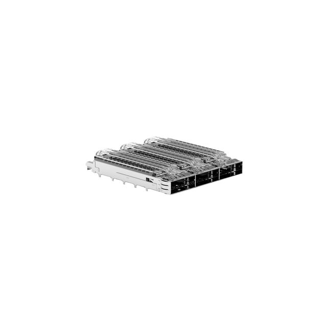 CONN QSFP28 CAGE 1X3 W/HSINK R/A