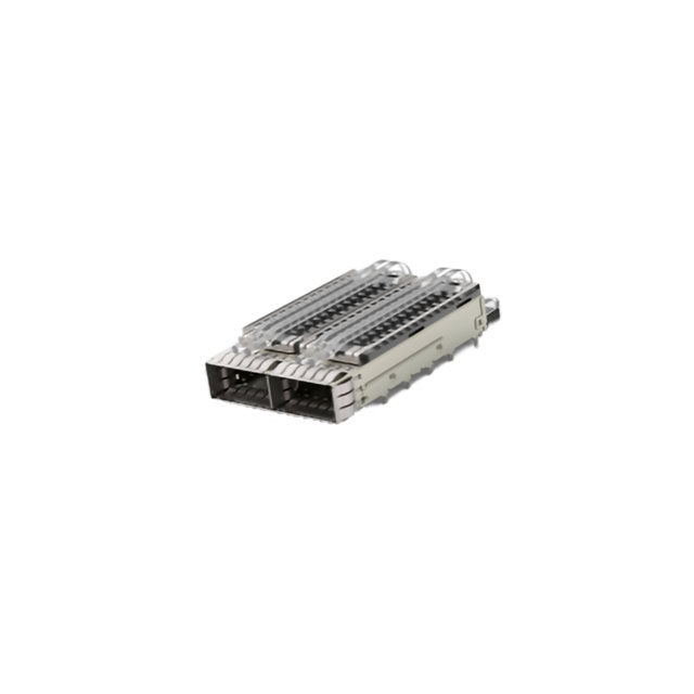 CONN QSFP28 CAGE 1X2 W/HSINK R/A
