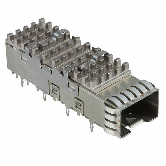 CONN SFP+ CAGE W/HSINK PRESS RA
