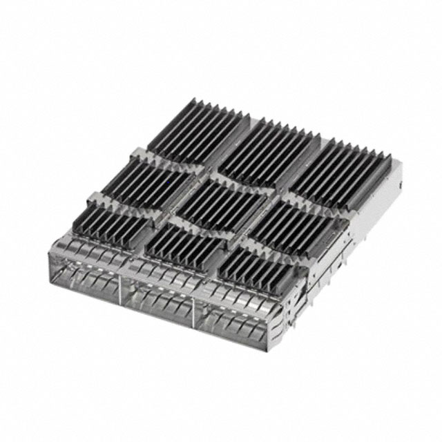 QSFP-DD CAGE ASSEMBLY, 1X3, SAN