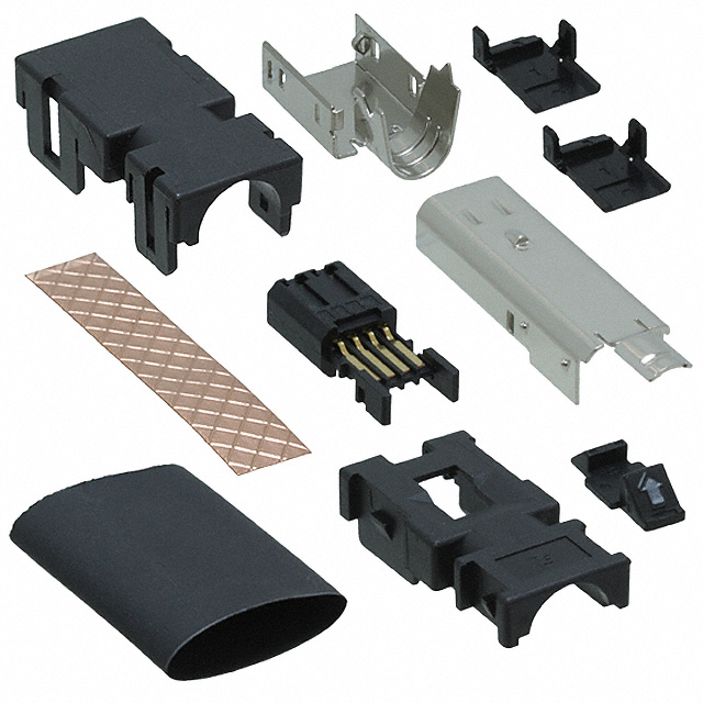 CONN IND MINI II PLUG 8P SLD STR