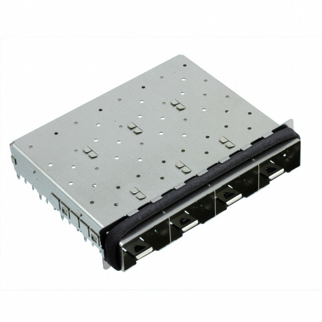 CONN SFP+ CAGE 1X4 PRESS-FIT R/A