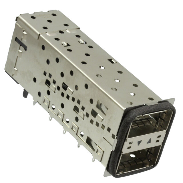 CONN QSFP+ RCP W/CAGE 1X2 76P RA